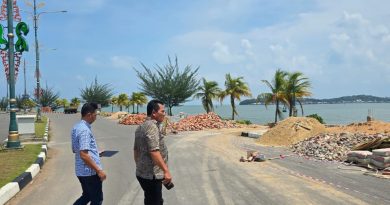 Taman Gurindam 12 Dibangun Joging Track hingga Podium tempat Menikmati Sunset