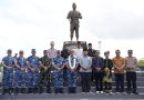 Peresmian Patung Kstaria Hang Nadim di Lanud Hang Nadim