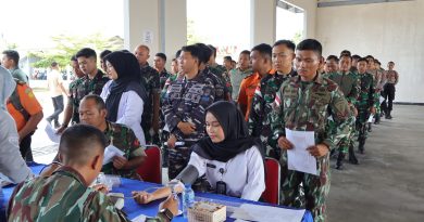 Denhanud 477 Korpasgat Gelar Donor Darah Serentak, Bakti Nyata di HUT ke – 78 Korpasgat