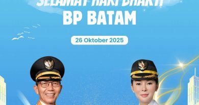 Selamat Hari Bakti ke-54 untuk seluruh keluarga besar BP Batam. Semoga BP Batam terus berkontribusi untuk investasi dan pembangunan Batam