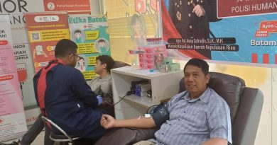 SMSI Kepri Turut Warnai Perayaan HUT Humas Polri dengan Aksi Donor Darah