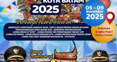 Gebyar UMKM Batam 2025: Panggung Kreativitas Pelaku Usaha dan Generasi Muda