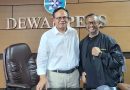 Ahli Pers Dewan Pers Saibansah Dardani bersama Ketua Dewan Pers Prof. Komaruddin Hidayat. (Foto: PWI Kepri
