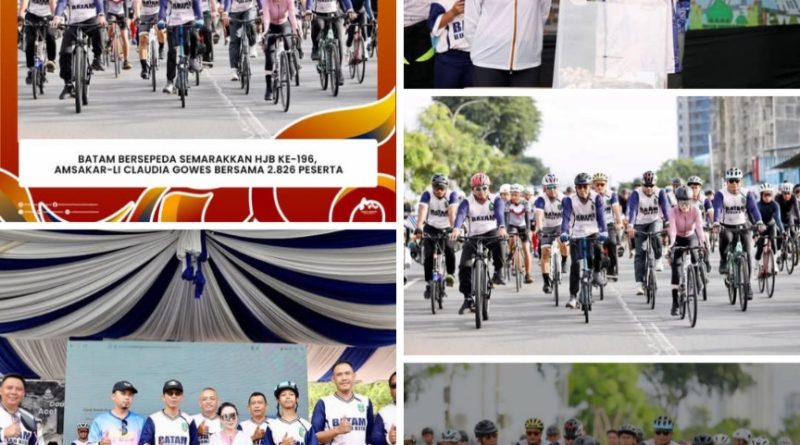 Gowes Kebersamaan di Usia 196 Tahun, Batam Berdenyut Lewat Kayuhan Warga Gowes Kebersamaan di Usia 196 Tahun, Batam Berdenyut Lewat Kayuhan Warga