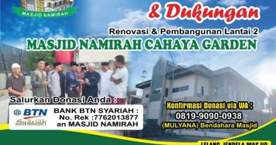 Dari Doa hingga Derma, Ikhtiar Jamaah Wujudkan Lanjutan Pembangunan Masjid Namirah Cahaya Garden Batam