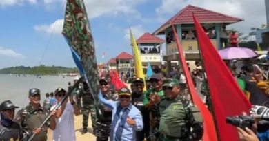 Letjen TNI Kunto Arief Wibowo Kibarkan Jong Nusantara dari Karimun