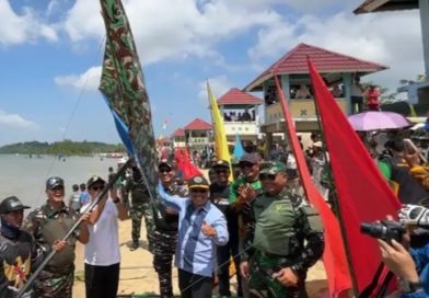 Letjen TNI Kunto Arief Wibowo Kibarkan Jong Nusantara dari Karimun