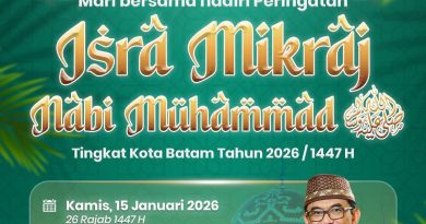 Peringatan Isra Mikraj Nabi Muhammad, Pemko Batam Menghadirkan Ustaz Subki