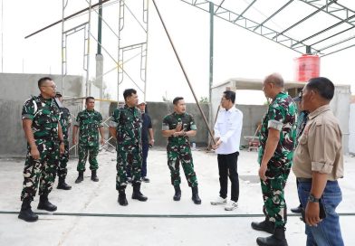Progres Tertinggi di Batam! Pangdam XIX/Tuanku Tambusai Tinjau Pembangunan Koperasi Merah Putih di Tembesi Batam