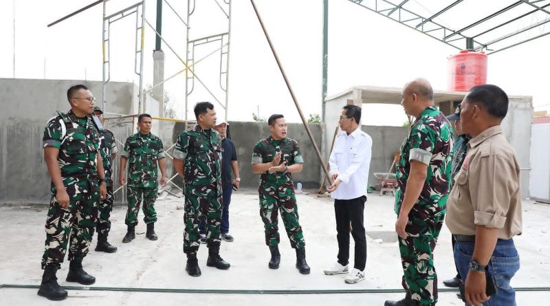 Progres Tertinggi di Batam! Pangdam XIX/Tuanku Tambusai Tinjau Pembangunan Koperasi Merah Putih di Tembesi Batam