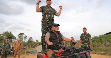 Walikota Lis Bonceng Panglima Kogabwilhan I, Simbol Sinergi di Kebun Ketahanan Pangan