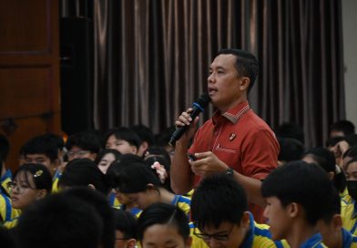 Ditreskrimsus Polda Kepri Sosialisasikan Literasi Media Digital kepada Pelajar SMPS Maitreyawira Batam