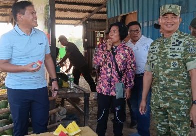 KSAL Kunjungi Lahan Pertanian “Pakubumi” Kogabwilhan I di Dompak, Dorong Pengembangan hingga Ekspor ke Singapura