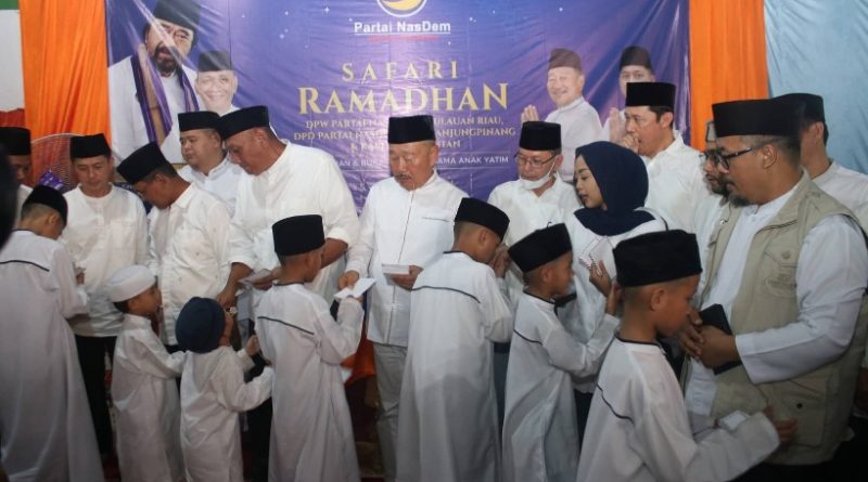 Safari Ramadhan DPW Partai NasDem, Santuni Anak Panti dan Perkuat Silaturahmi di Tanjungpinang