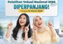 Pendaftaran Pelatihan Vokasi Nasional 2026 Batch 1 Diperpanjang hingga 24 Maret, Segera Daftarkan Diri!