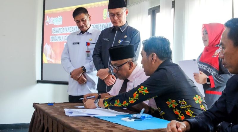 Pemko Tanjungpinang Teken Kesepakatan Pinjaman Daerah Bersama BRK Syariah