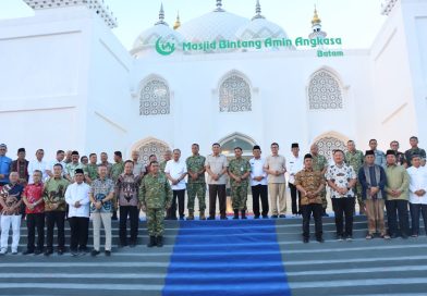Kapolda Kepri Hadiri Peresmian Masjid Baitul Amin Angkasa di Lanud Hang Nadim Batam