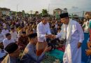 Gubernur Ansar Sholat Idulfitri Bersama Masyarakat Batam