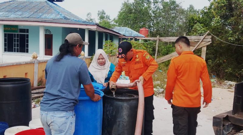 BPBD Tanjungpinang Salurkan 611,9 Ton Air Bersih ke Warga Sepanjang Februari 2026