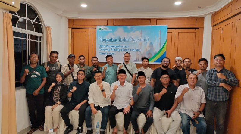 Rawat Kemitraan, BPJS Ketenagakerjaan Tanjungpinang Buka Puasa Bersama Awak Media
