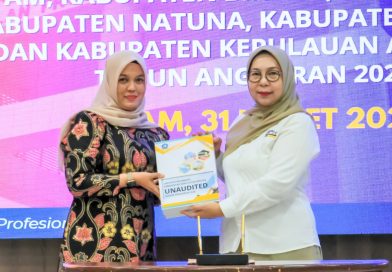 Wakil Bupati Bintan, Deby Serahkan LKPD Bintan Unaudited Tahun 2025 ke BPK