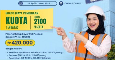 Buruan Daftar! Sertifikasi Ahli K3 Gratis Batch 2 Dibuka 6–12 April 2026