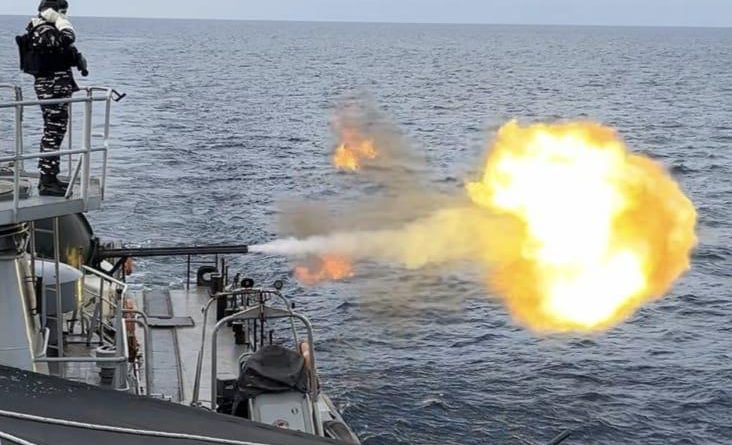 Latopslagab 2026: KRI Sutedi Senoputera-378 Perkuat Sinergi Tempur di Laut Jawa