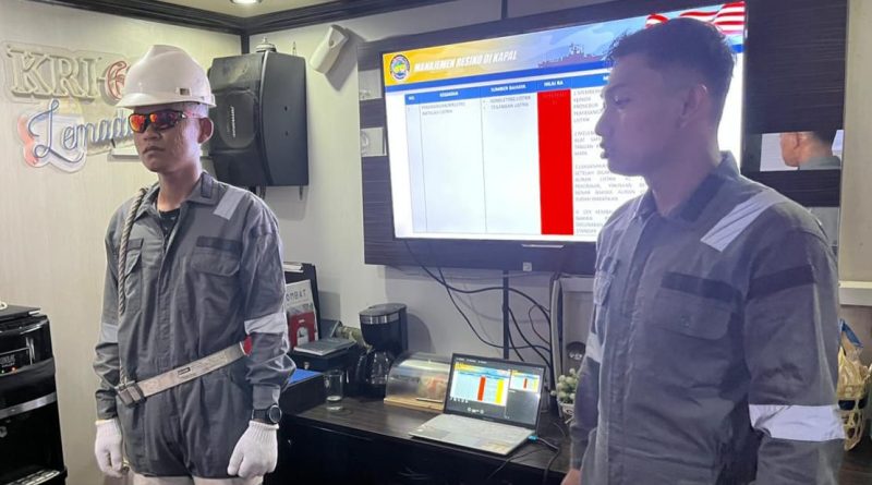 KRI Lemadang-632 Asah Kesiapsiagaan Prajurit Lewat Pelatihan Keselamatan