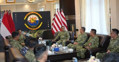 Sinergi Hukum TNI, Kaskoarmada I Terima Kunjungan Kababinkum di Tanjungpinang