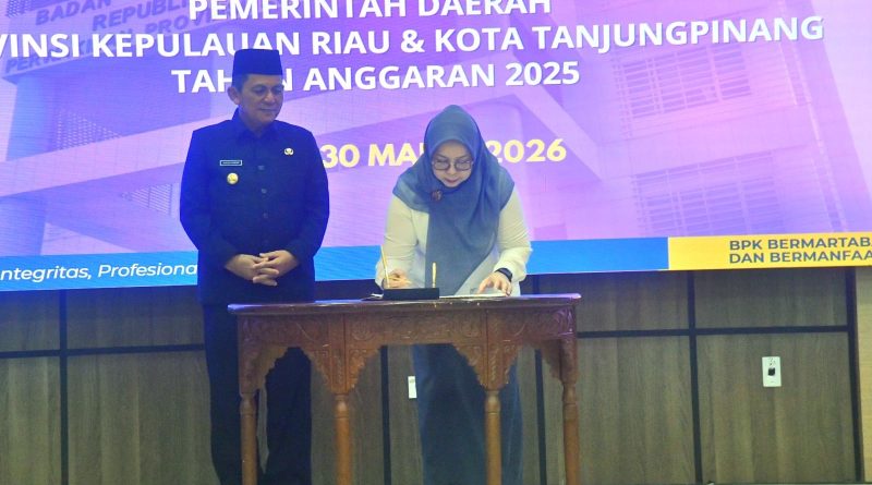 Ansar Tegaskan Komitmen Transparansi, Laporan Keuangan Kepri 2025 Diserahkan ke BPK