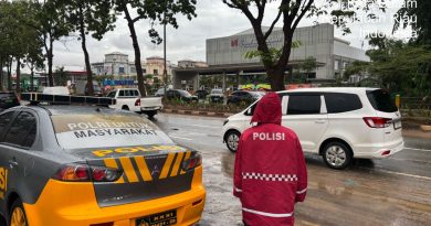 Sat Samapta Polresta Barelang Siaga Cuaca Ekstrem, Patroli Cegah Banjir dan Pohon Tumbang di Batam