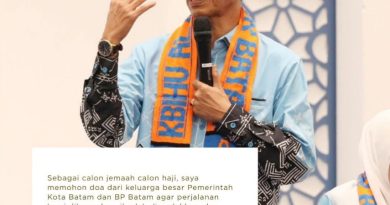 Pamit ke Tanah Suci, Wali Kota Amsakar Titip Batam dan Mohon Doa untuk Perjalanan Haji