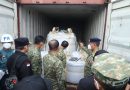 Pangkoarmada I Tinjau Barang Bukti Penggagalan Penyelundupan Minerba di Batam