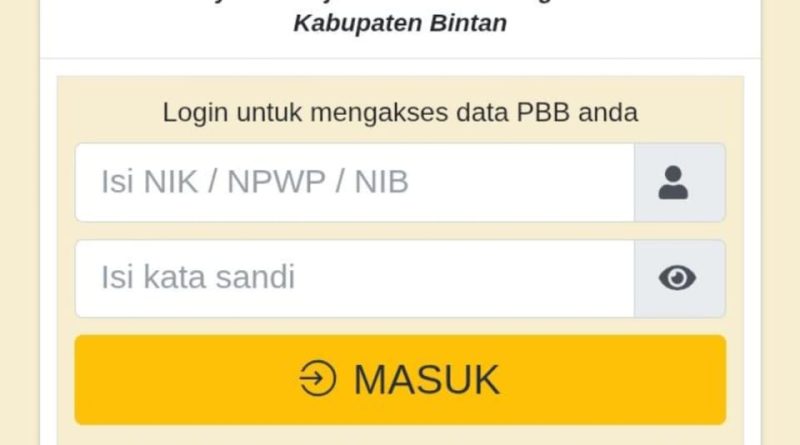 Terbaru, Kini Pembayaran PBB 2026 Bisa Melalui Aplikasi LAPAK BUNGA