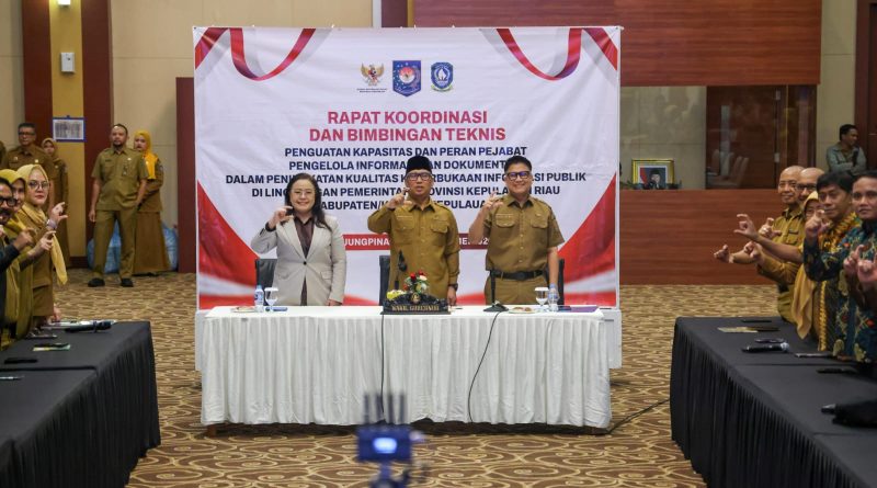 Bukan Cuma Penilaian, Pemprov Kepri Targetkan Tingginya Nilai Keterbukaan Informasi