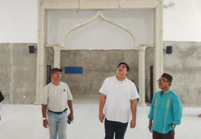 Bupati Bintan Roby : Kubah dan Interior Masjid Nurul Hasanah Toapaya Diselesaikan Bertahap