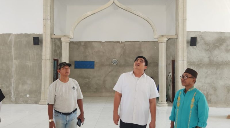 Bupati Bintan Roby : Kubah dan Interior Masjid Nurul Hasanah Toapaya Diselesaikan Bertahap
