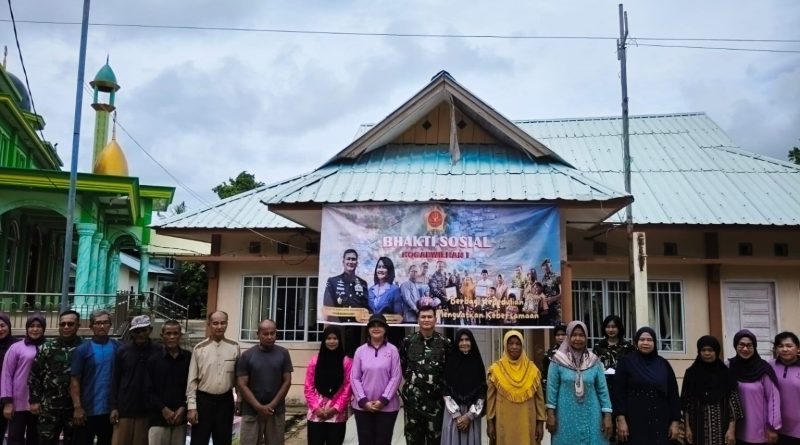 Bakti Sosial Kogabwilhan I di Pulau Dendun, Mempererat Kemanunggalan TNI dan Rakyat