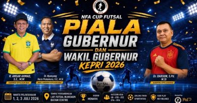 Turnamen Futsal Gubernur dan Wagub Kepri Cup 2026 Segera Digelar