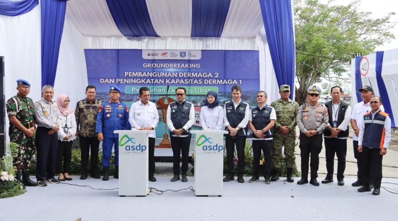 Sekda Bintan Bintan Hadiri Groundbreaking Pembangunan Dermaga 2 Pelabuhan ASDP Tanjunguban
