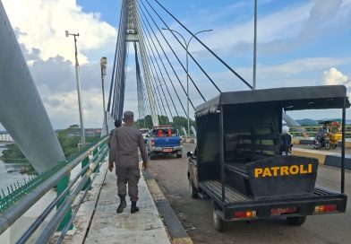 Patroli Gabungan Tertibkan Parkir di Jembatan Barelang