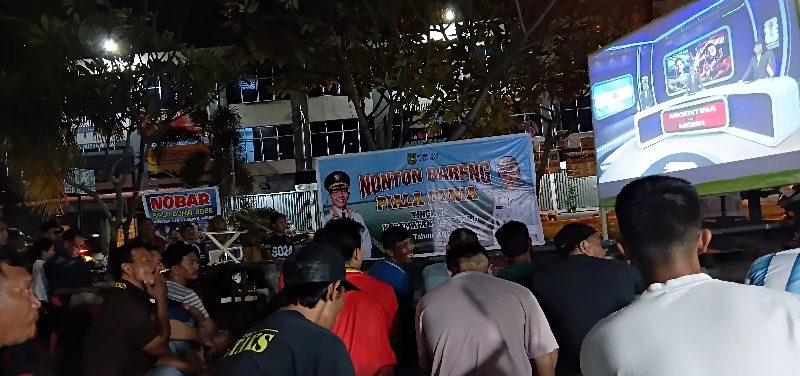 Malam yang Menyatukan Bengkong, Nobar Argentina vs Mesir Jadi Ajang Silaturahmi Warga