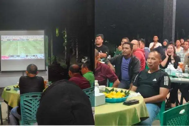 Saat Bola Menyatukan Semua, Nobar Final Piala Dunia 2026 di Makodim 0315 Penuh Kehangatan