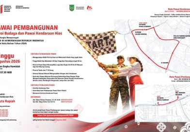 Pawai Pembangunan HUT ke-81 RI, Batam Siap Tampilkan Semangat Persatuan dan Kemajuan Pawai Pembangunan HUT ke-81 RI, Batam Siap Tampilkan Semangat Persatuan dan Kemajuan