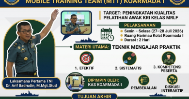 Kas Koarmada I Bekali Instruktur MTT, Tingkatkan Kompetensi Awak KRI Kelas Frigate