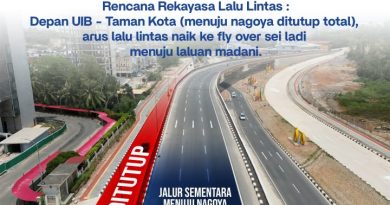 BP Batam Pastikan Perbaikan Jalan Gajah Mada Hadirkan Jalan yang Lebih Berkualitas dan Nyaman, Pengguna Jalan Dihimbau Senantiasa Berhati-hati