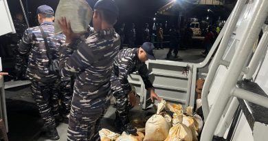 KRI Beladau-643 Gagalkan Pertambangan Timah Ilegal di Perairan Lingga