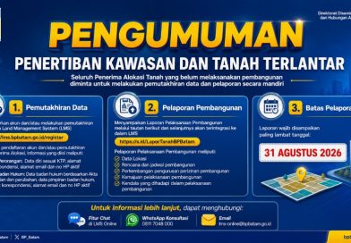 Dorong Percepatan Investasi, BP Batam Perkuat Tata Kelola Pertanahan melalui Pelaporan Mandiri LMS