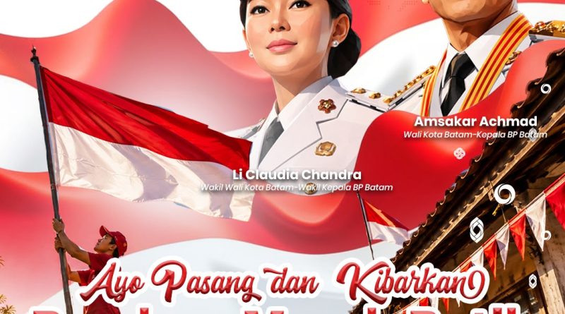 Meriahkan HUT Ke-81 RI, Kibarkan Merah Putih!