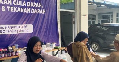 BRI BO Tanjungpinang Gelar Pemeriksaan Kesehatan Gratis bagi Pensiunan Taspen dan Asabri